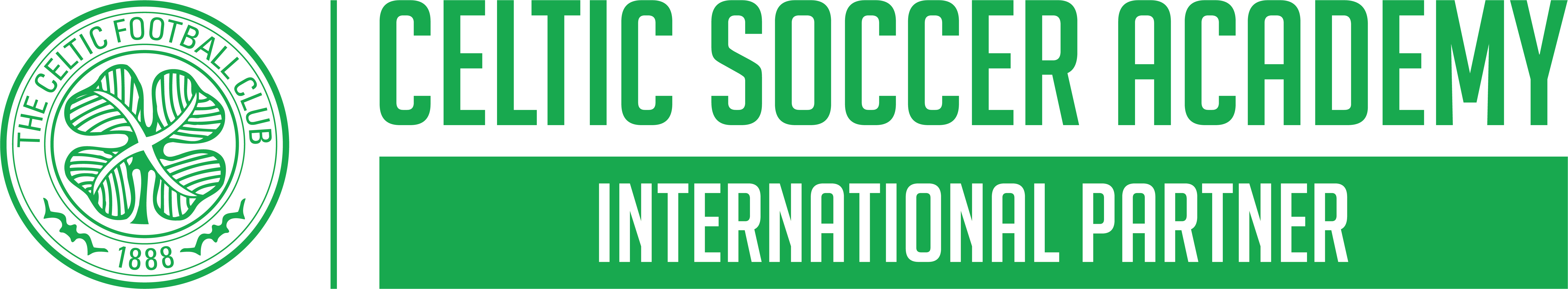 Celtic Soccer Academy Logo Green Landscape